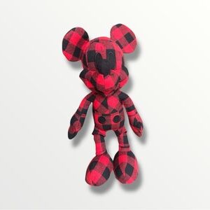 Disney x American Eagle AE Mickey Mouse Plush Special Edition Buffalo Check